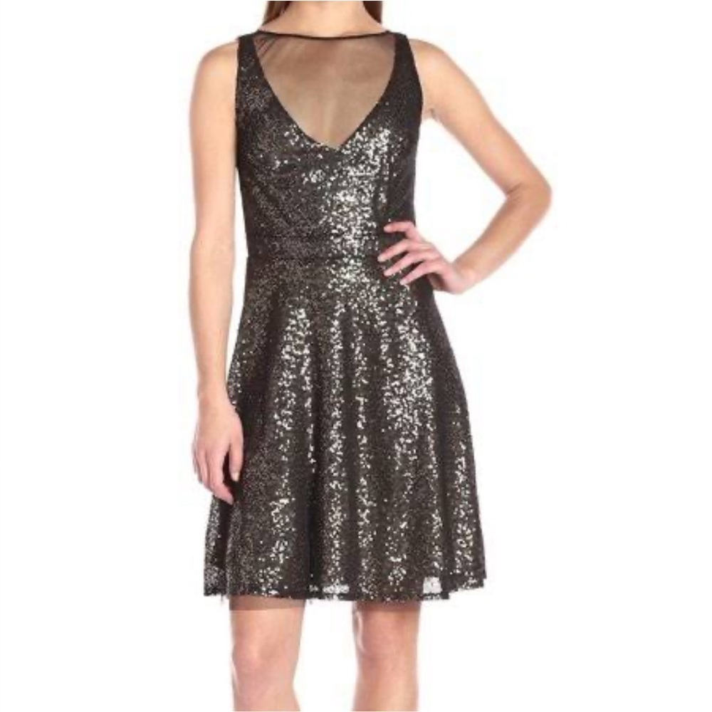 Betsy Johnson sequined mini dress size 2